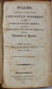 Watts & Barlow. Psalms and Hymns for Worship in the United States (1812)