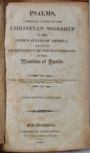 Load image into Gallery viewer, Watts &amp; Barlow. Psalms and Hymns for Worship in the United States (1812)
