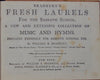 Bradbury's Fresh Laurels For the Sabbath School, 1867