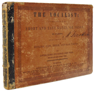 Mason & Webb, The Vocalist: Short and Easy Glees, or Songs, in Parts (1845)