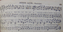 Load image into Gallery viewer, 1860 The Nightingale, Songs &amp; Hymns, early printing of &quot;Dixie Land&quot;