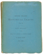 The Paper Money of Rhode Island, 1710 to 1786, illustrated