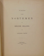 Load image into Gallery viewer, Visits of the Northmen to Rhode Island 1877 Historical Tract No. 2