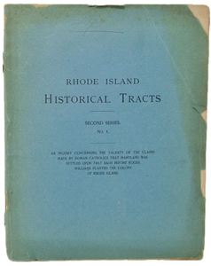 Soul Liberty : Rhode Island's Gift to the Nation (1897)