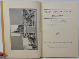 Presbyterian Activities in Louisiana 1927