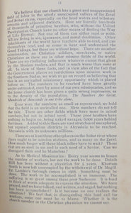 Minutes of the Sudan Missionary Association, 1911-1920