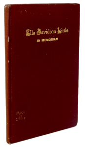[CHINA] Ella Davidson Little : In Memorium 1916 Christian Missionary Account