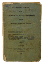 Load image into Gallery viewer, The Claims of Six Hundred Millions 1818 Missionary Sermon