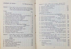 Burma Baptist Chronicle, History of Missionary Work