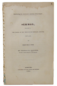Disbelieving the Atonement a rejection of the Gospel (1833)