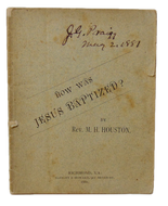 1881 The Bible Proves Jesus was Baptized by Sprinkling
