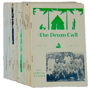 36 issues The Drum Call, 1932-1957, Cameroun Presbyterian Mission, West Africa.