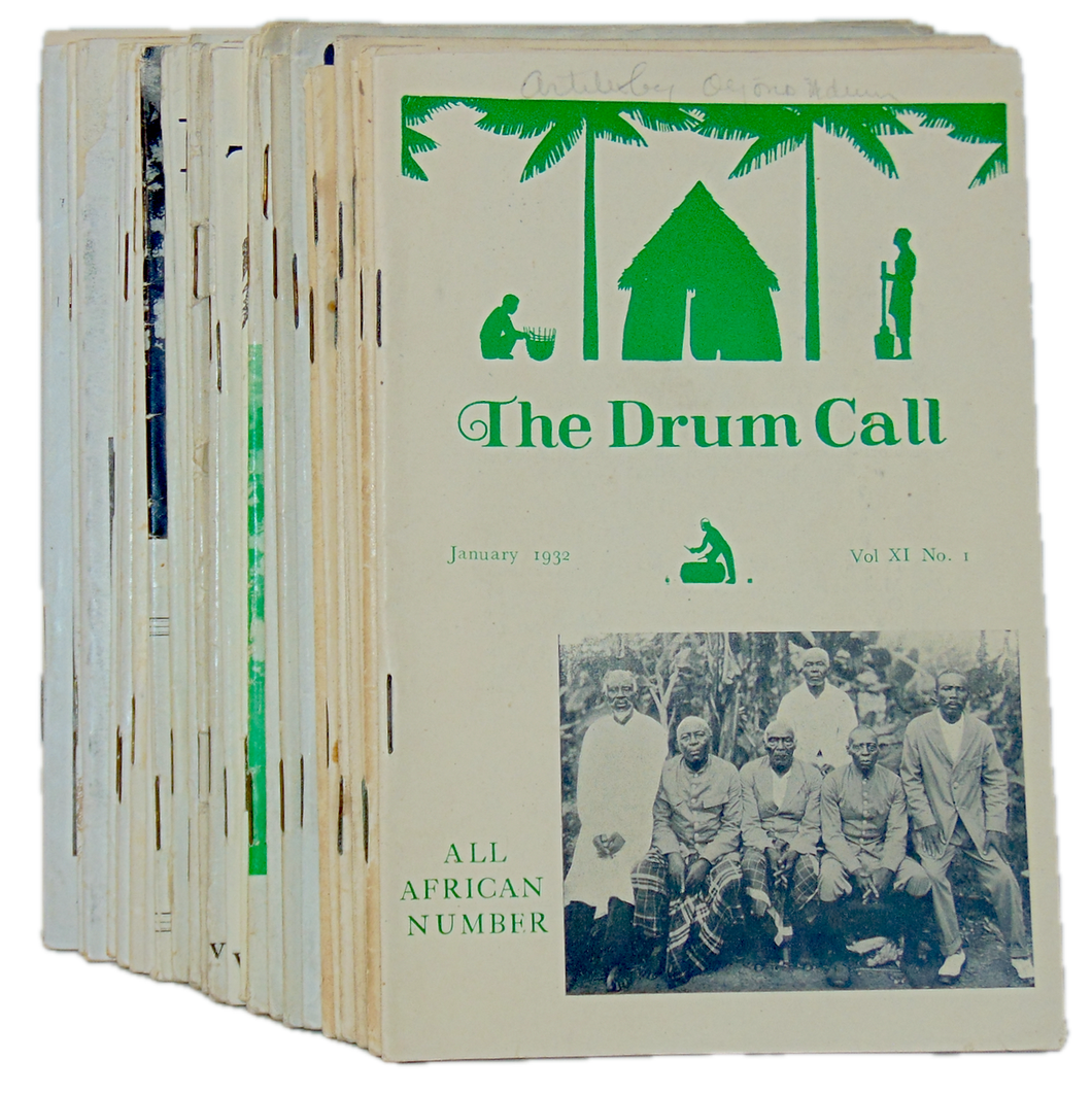 36 issues The Drum Call, 1932-1957, Cameroun Presbyterian Mission, West Africa.