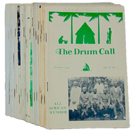 36 issues The Drum Call, 1932-1957, Cameroun Presbyterian Mission, West Africa.