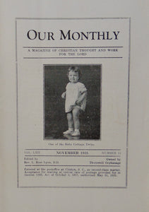 [Thornwell Orphanage] 77 issues of Our Monthly, Orphanage News, Clinton SC