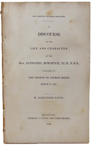 Varieties of Human Greatness, Life & Character of Hon. Nathaniel Bowditch, 1838