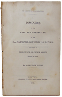 Varieties of Human Greatness, Life & Character of Hon. Nathaniel Bowditch, 1838