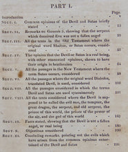 Load image into Gallery viewer, Bible Doctrine concerning the Devil and Satan &amp; Everlasting Punishment 1827