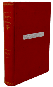 Presbyterian Church History in Montana (1907)