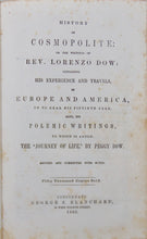Load image into Gallery viewer, History of Cosmopolite : or the Writings of Rev. Lorenzo Dow (1863)