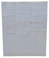 1851 Baptismal Certificate for Maria Brown, St. Andrews Church, New Berlin, NY