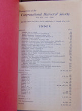 Load image into Gallery viewer, Transactions of the Congregational Historical Society, Vols. 1-21, 1901-1972