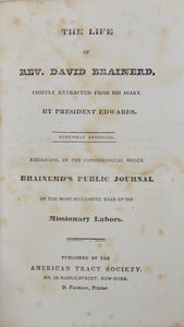 The Life of Rev. David Brainerd (1718-1747), Missionary to the Indians
