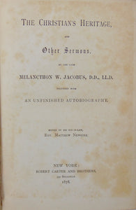 Jacobus. The Christian's Heritage, and Other Sermons (1878)
