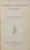 Thomas Guthrie. Studies of Character from the Old Testament