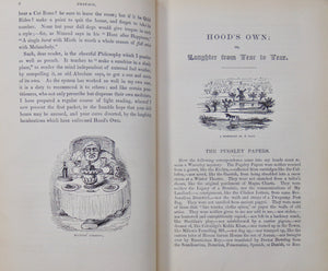 Thomas Hood.  Hood's Own ( 2 vol set) Comic Wit and Humour (1861)