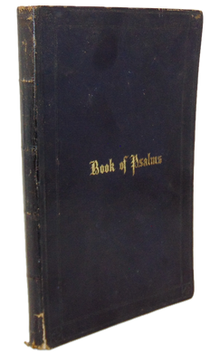 [LARGE PRINT] The Book of Psalms 1857 LEATHER KJV