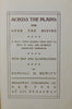 Across the Plains and Over the Divide, A Mule Train Journey East to West in 1862