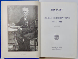 History of Indian Depredations in Utah (1919)