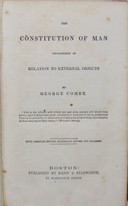 [PHRENOLOGY] The Constitution of Man on Relation to External Objects