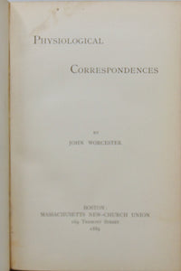 [SWEDENBORG] Physiological Correspondences, by John Worcester