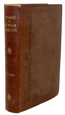 Philosophy of Sir William Hamilton, Professor in Edinburgh University