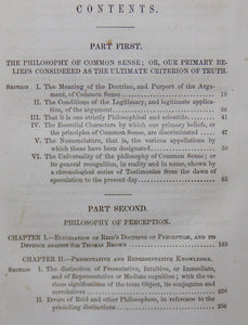 Philosophy of Sir William Hamilton, Professor in Edinburgh University