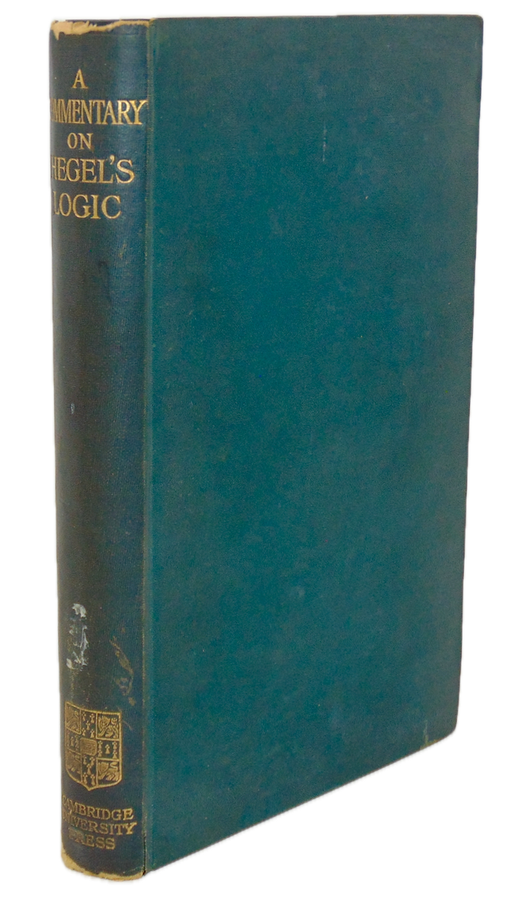 McTaggart. A Commentary on Hegel's Logic.