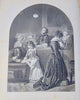 c 1845 Huge Bible Study, A Guide to Family Devotion, many illustrations