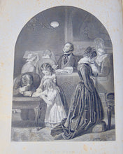 Load image into Gallery viewer, c 1845 Huge Bible Study, A Guide to Family Devotion, many illustrations