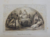 c 1845 Huge Bible Study, A Guide to Family Devotion, many illustrations