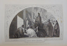 Load image into Gallery viewer, c 1845 Huge Bible Study, A Guide to Family Devotion, many illustrations