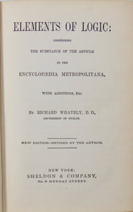 Richard Whately.  Elements of Logic (1880)