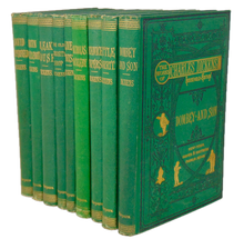 Load image into Gallery viewer, [VICTORIAN BINDINGS] Works of Charles Dickens (9 volumes), fully illustrated
