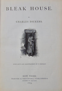 [VICTORIAN BINDINGS] Works of Charles Dickens (9 volumes), fully illustrated