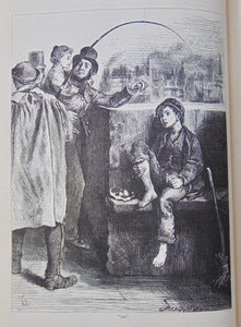 [VICTORIAN BINDINGS] Works of Charles Dickens (9 volumes), fully illustrated