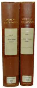 American State Papers. Indian Affairs (2 volumes) 1789-1827