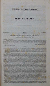 American State Papers. Indian Affairs (2 volumes) 1789-1827