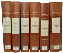 Load image into Gallery viewer, American State Papers. Foreign Relations 1798 to 1828 (6 volumes)