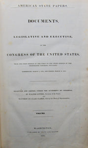 American State Papers. Public Lands (8 volumes), Westward Expansion